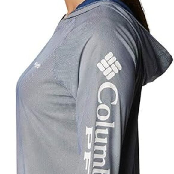 🆕Columbia Women's Tidal Deflector Hoodie, XXL- Harbor Blue, Brand NEW, Authenti - Picture 2 of 6